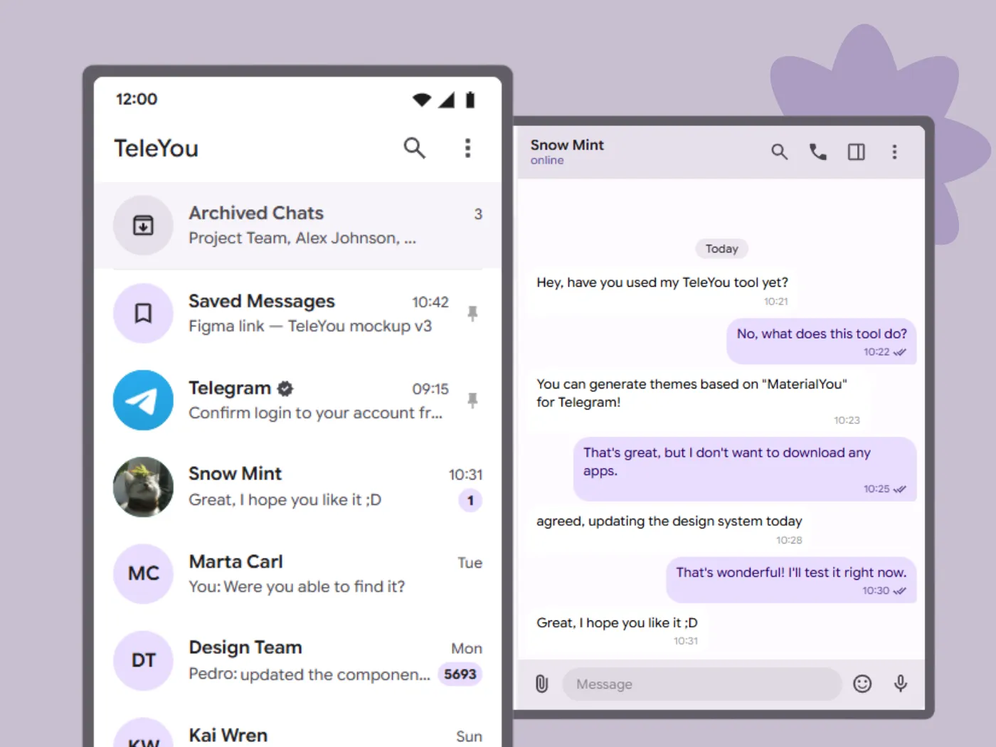 TeleYou App Preview